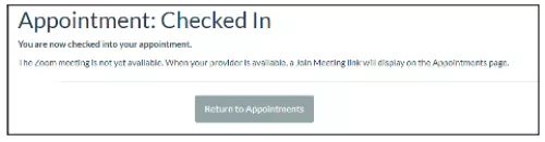image successful check in confirmation